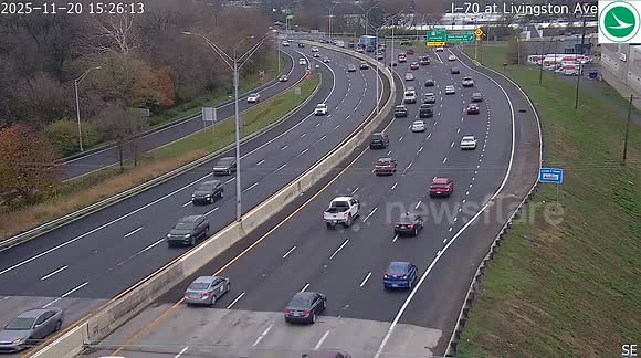 US: Dump Truck Smashes Overhead Sign And Shuts Down Interstate 70 In Columbus