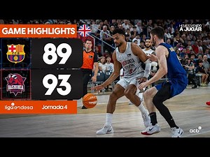 Barça- Baskonia (89-93) GAME HIGHLIGHTS | Liga Endesa 2024-25
