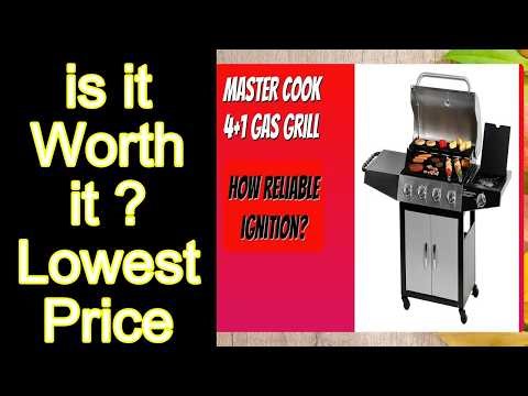 REVIEW MASTER COOK 4+1 Gas Grill Features - Important Information
