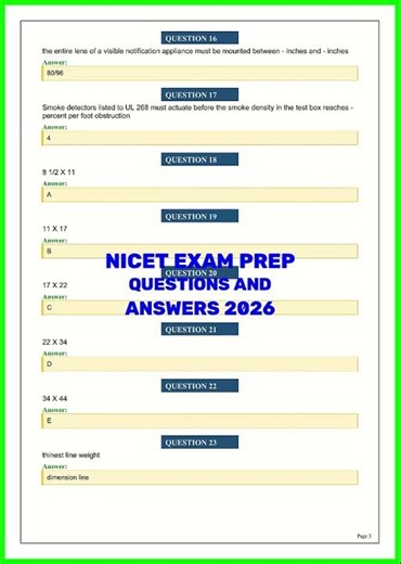 NICET EXAM PREP QUESTIONS AND ANSWERS 2026 video