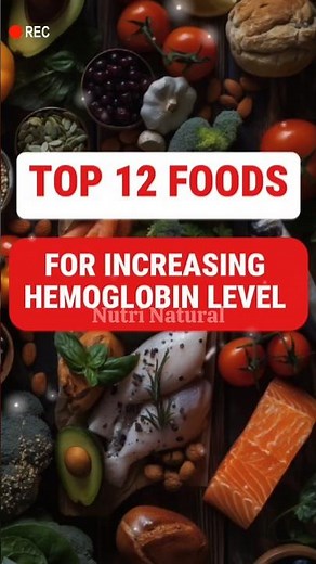 ✅ Boost Your Hemoglobin Naturally! 12 Best Foods for Healthy Blood ✨ #easynutrition #hemoglobinfood