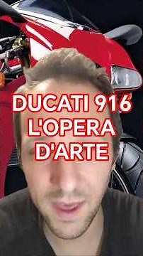 Ducati 916. La leggenda del maestro Massimo Tamburini #ducati #ducati916