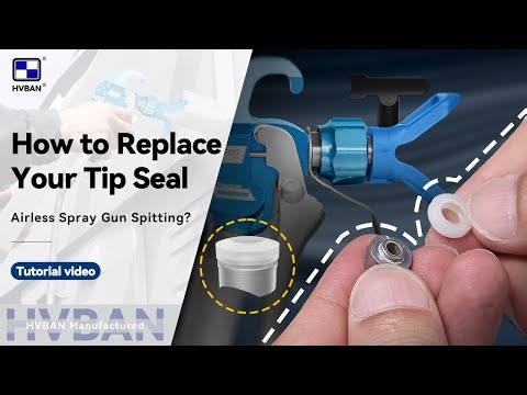 Airless Spray Gun Leaking? How to Replace your Tip Seal | Tip Seal Replacement