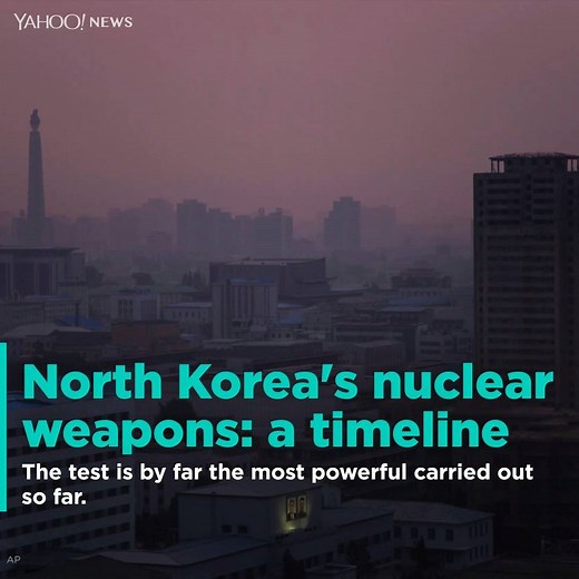 North Korea's recent 'successful' test of a hydrogen bomb wasn't the first time the state has experimented with nuclear weapons. | Yahoo UK