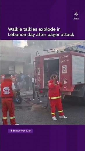 Walkie talkies explode in Lebanon day after pager attack