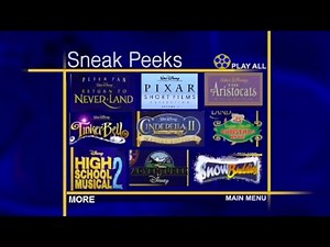Sneak Peeks Menus (Disney Favorites: Seasons 1-7 (2005-2010) DVDs) For Kaden Dixon