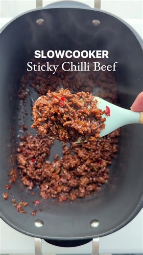 Slow Cooker Sticky Chilli Mince Recipe for Family Meals