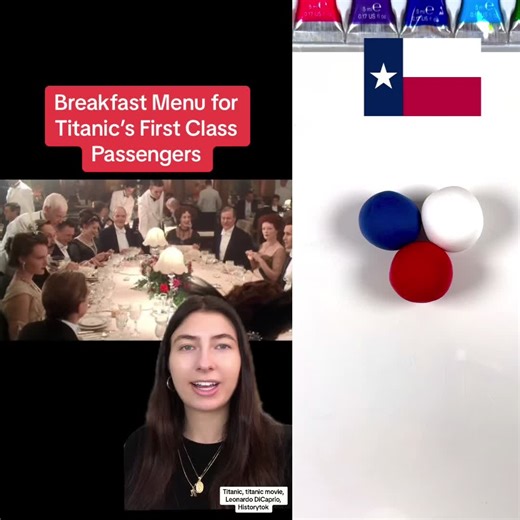 Titanic First Class Breakfast Menu 1912