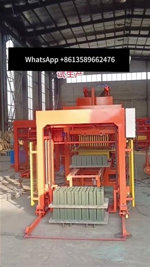 Fully automatic concrete hollow block making machine block maker 7000 pcs per day to Africa