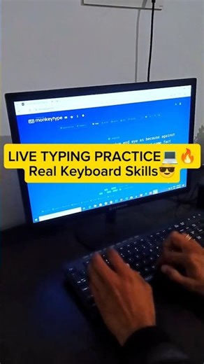 Live Typing Practice😍| Learn Keyboard Skills Step by Step📈❤️