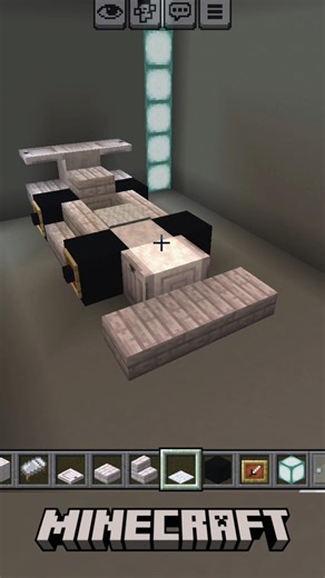 Simple F1 Car Build in Minecraft #minecraft #mcbuilds #shorts