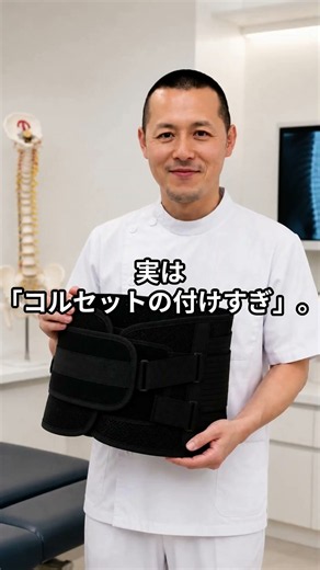 そのままじゃヤバイ腰痛、コルセット今すぐ外せ！#腰痛 #慢性腰痛 #腰は被害者 #腰痛改善 #接骨院 #整体 #名古屋 #健康 #タフライフグループ #shorts