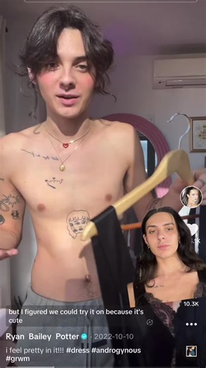 2 years since i bought my first dress #dress #queer #tryon #fashion #greenscreenvideo