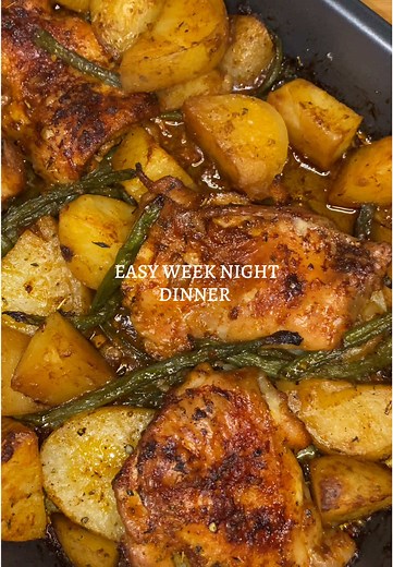 One-Pan Chicken & Potatoes Recipe for Easy Dinner