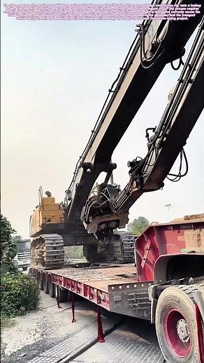 Loading the Giant: How an S700 Pile Driver Boards a Transport Trailer