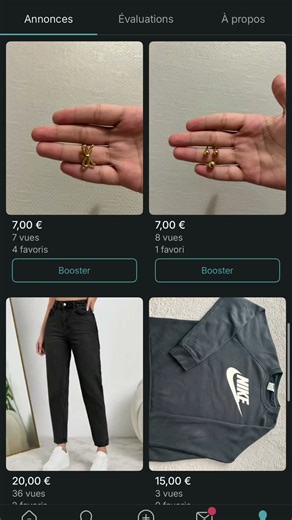 Venez voir ma boutique sur mon compte Vinted: mondressingextra