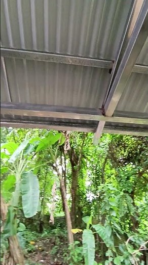 Steel tubular trusses roofing work