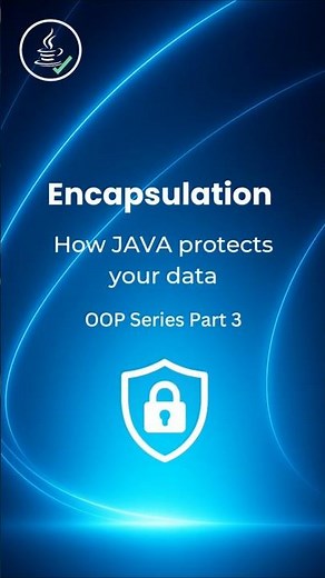 Encapsulation in Java — Simple Explanation #shorts #shortvideo #java #automationtesting #short