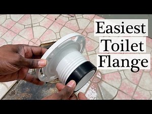 How to install a Twist N Set Toilet Flange
