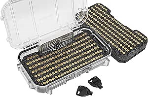 Case Club 22LR Qty 308-1760 Ammo Case - Long Term Storage Case Includes Silica Gel Dessicant to Help Absorb Moisture (Lockable & Non-Lockable Options)