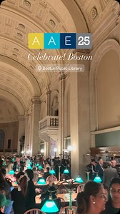 2.4K views · 16 reactions | There was no shushing or studying taking place at the Boston Public Library last night… #AAE25 Celebrate was such a blast.壟 Good food, great atmosphere, and unmatched company— thanks to all of you for making it so special. 﫶 | American Association of Endodontists | Facebook