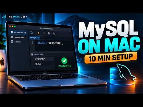How to Install MySQL on Mac (2026) | Server + Workbench for Beginners