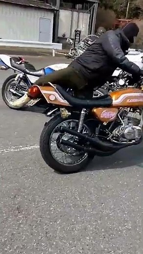カワサキ250SSマッハ1爆竹トリプルチャンバー『2スト3発たまらん』