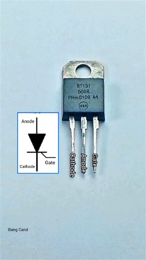 Thyristors are semiconductor devices that can be turned on via a gate signal. #thyristor #scr #basic_electronics #electronics #componenteseletronicos #tecnicos #Electrodomésticos | Bang Cand