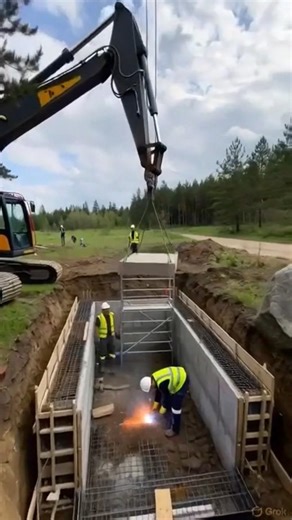 Underground Survival Bunker Build #viral #ytshorts #subscribe #trendingshorts