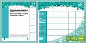 Anxiety Log: Track Your Child's Feelings