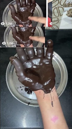 Viral Chocolate hand hack #chocolatelover #hack #5mintcrafts #shorts #youtubeshorts #short #viral