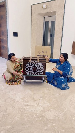 1) Elevate your home temple setup with FOLDABLE PUJA MANDIR made of teak palavelli , crafted to bring both traditional charm and modern aesthetics into your sacred space. 2) Useful for all kind of home puja's like Varalakshmi vratam, Vinayak Chaviti, Satyanarayana Swamy Vratham, etc 3)Available in two models. 4) Can be folded and kept aside after every pooja. 5)Occupies very little space for storage.For orders plz visit our website www.anaghacraft.comFor any queries plz whatsapp to 9182386439For