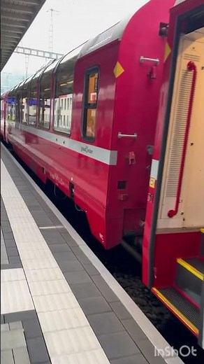 World Most Spectacular Train Journey #berninaexpress #scenictrainride #bucketlisttravel #switzerland