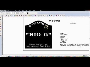 Torchmate CAD/CAM -- Designing a memorial sign
