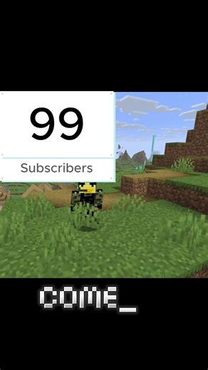 I NEEED 1 MORE #minecraft #shorts #subscribers