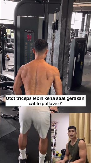 How to do cable pullover exercises for back or wing muscles #shorts
