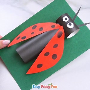 84K views · 2K reactions | How to Make a Paper Ladybug Craft https://www.easypeasyandfun.com/how-to-make-a-paper-ladybug-craft/ | Easy Peasy and Fun | Facebook