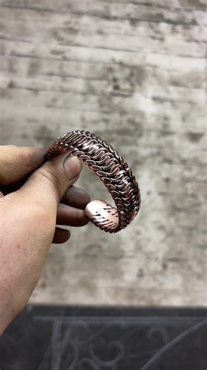 Handmade Full Copper Braided Bracelet