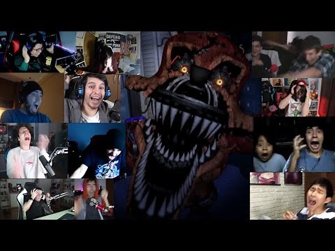 FNAF Scare Compilation 1,2,3,4,5 (in my opinion) part 1