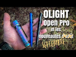 OLIGHT Open Pro en test, Warrior Mini 2 titane "4 éléments"