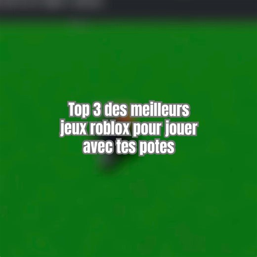Le Top 3 des MEILLEURS JEUX de Roblox pour t’amuser entre potes! #roblox #robloxshorts #shorts
