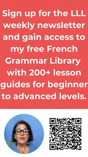 Learn French with quick tips from Jennifer! Join my newsletter to...