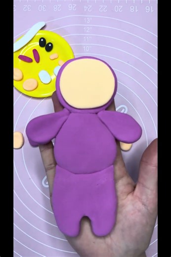 Labubu made of clay 🧸✨Cute handmade figure step by step.💕#labubu #clayart #handmade #diy
