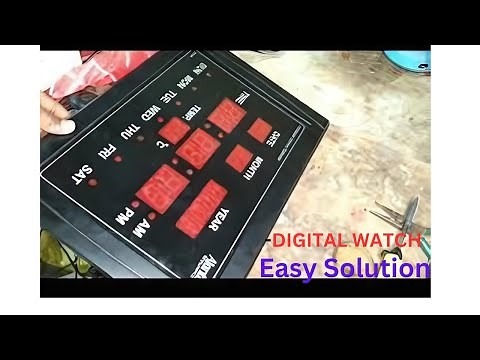 "Fix Digital Clock Display Issues"