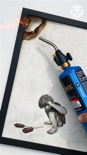 1.5M views · 10K reactions | Framing art in a whole new dimension Partner: andrewscott_art IG: https://www.instagram.com/andrewscott_art/ FB: https://www.facebook.com/profile.php?id=100090467387658 TT: https://www.tiktok.com/@andrewscott_art | Bored Panda Art | Facebook