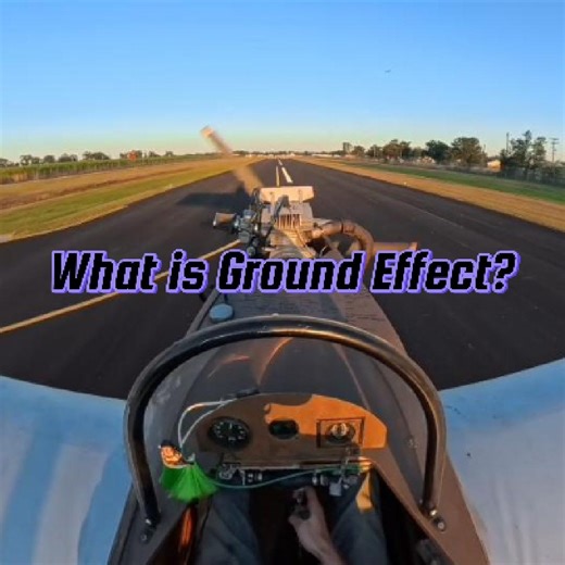 The Science Of Ground Effect! Check out the full video on youtube! #Aviation #AviationLovers #AviationDaily #FlightLife #AvGeek #FlyingHigh #PilotLife | Lonnie Bordelon
