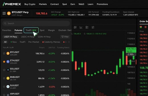 Trade Gold ( $PAXG, $XAU ), Silver ( $XAG ) & U.S. stocks on #Phemex with $USDT. Trade like perpetuals, up to 100x leverage. 24/7 access, no forced liquidations. 🎁 Perfect timing with our $100,000 prize pool & 0-fee TradFi Futures period (Feb 6 – Feb 20), learn the flow now, trade cheaper while it lasts: https://phemex.com/announcements/tradfi-futures-zero-fee-carnival?group=8180&referralCode=EHHEW5 Where to find the TradFi futures? How margin & leverage work? Check it out ⤵️ | Phemex