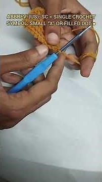 Learn Single Crochet in 1 Minute! Single Crochet Basics | Simple & Clear Explanation