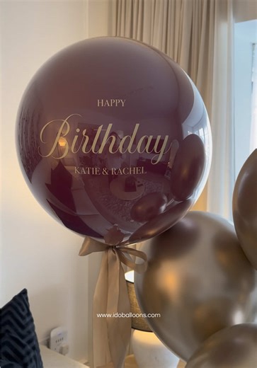 Sangria & Champagne Bubble Balloon Decor