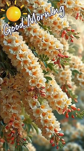 Good Morning🌹 Morning nature✨Start a new day brightly🔅Spring Melody